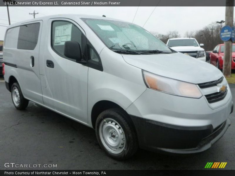 Galvanized Silver / Medium Pewter 2015 Chevrolet City Express LS