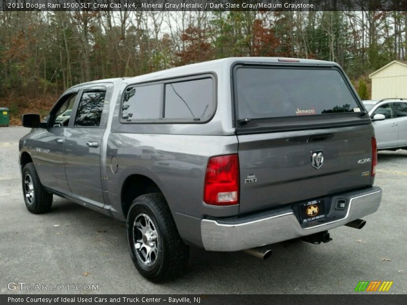 Mineral Gray Metallic / Dark Slate Gray/Medium Graystone 2011 Dodge Ram 1500 SLT Crew Cab 4x4