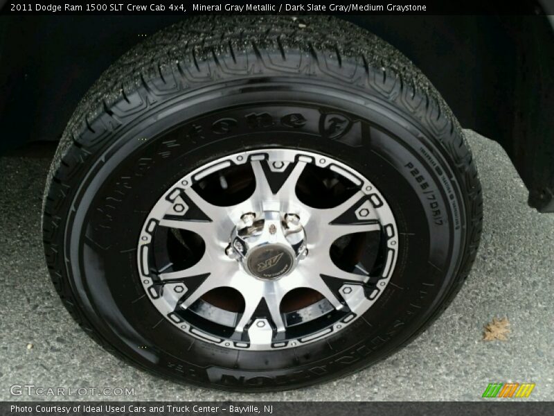 Mineral Gray Metallic / Dark Slate Gray/Medium Graystone 2011 Dodge Ram 1500 SLT Crew Cab 4x4