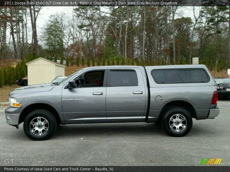 Mineral Gray Metallic / Dark Slate Gray/Medium Graystone 2011 Dodge Ram 1500 SLT Crew Cab 4x4