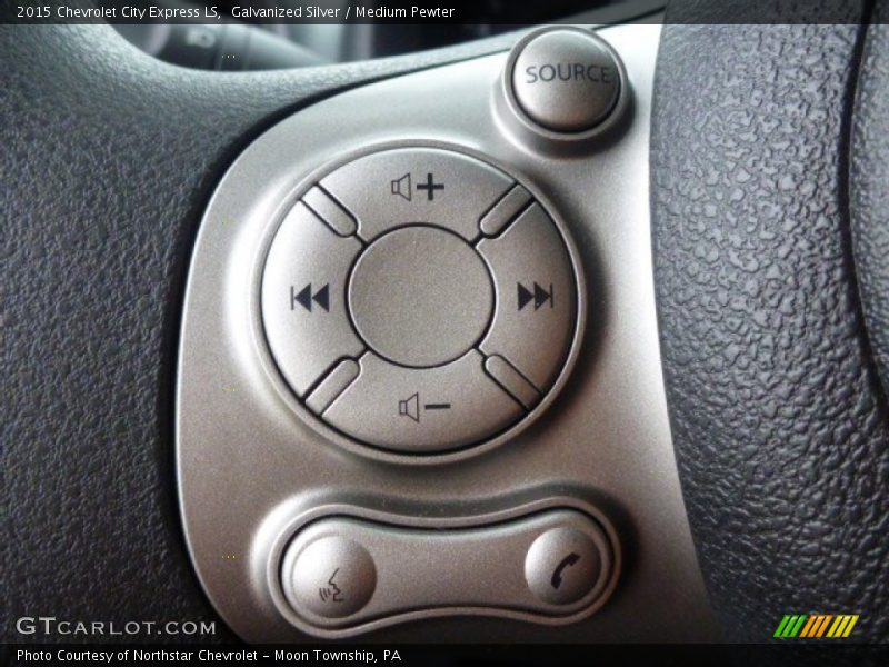 Galvanized Silver / Medium Pewter 2015 Chevrolet City Express LS