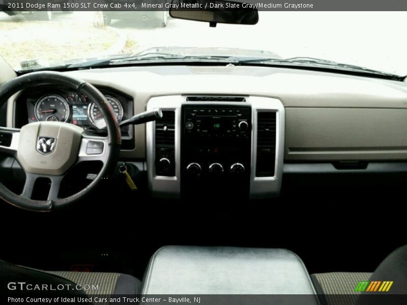 Mineral Gray Metallic / Dark Slate Gray/Medium Graystone 2011 Dodge Ram 1500 SLT Crew Cab 4x4