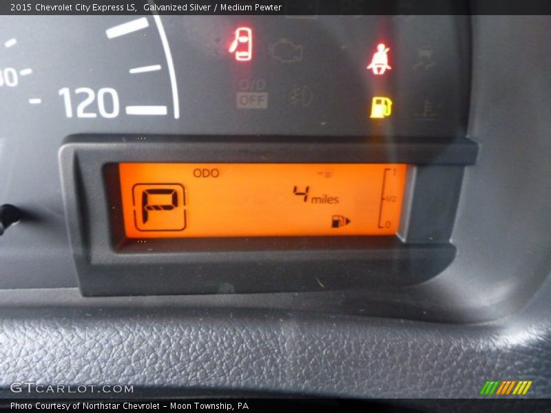 Galvanized Silver / Medium Pewter 2015 Chevrolet City Express LS