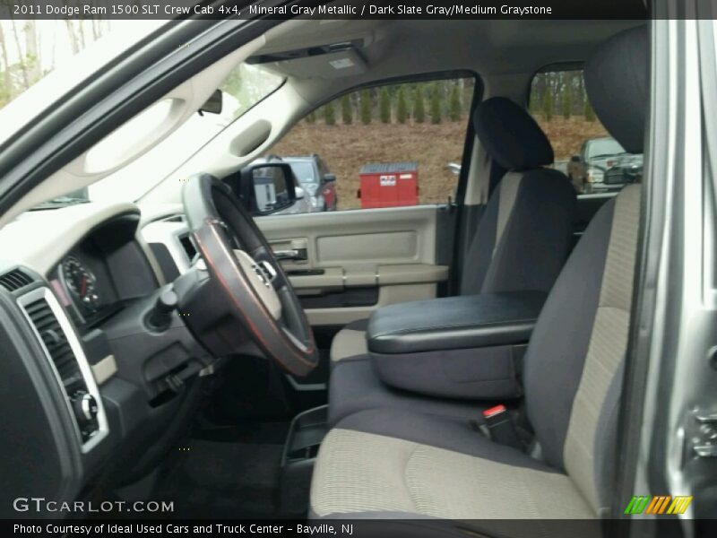 Mineral Gray Metallic / Dark Slate Gray/Medium Graystone 2011 Dodge Ram 1500 SLT Crew Cab 4x4