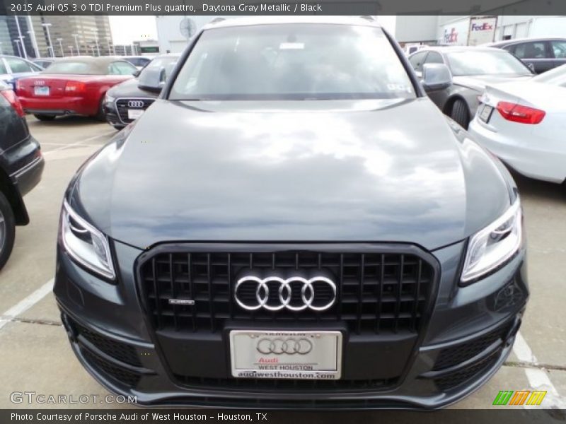 Daytona Gray Metallic / Black 2015 Audi Q5 3.0 TDI Premium Plus quattro