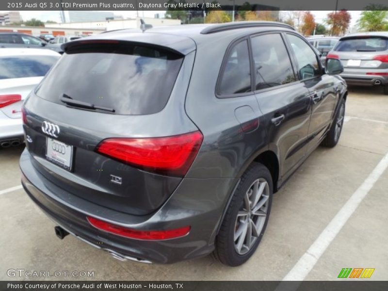 Daytona Gray Metallic / Black 2015 Audi Q5 3.0 TDI Premium Plus quattro