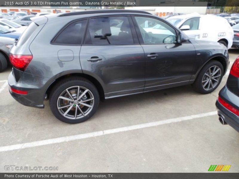 Daytona Gray Metallic / Black 2015 Audi Q5 3.0 TDI Premium Plus quattro