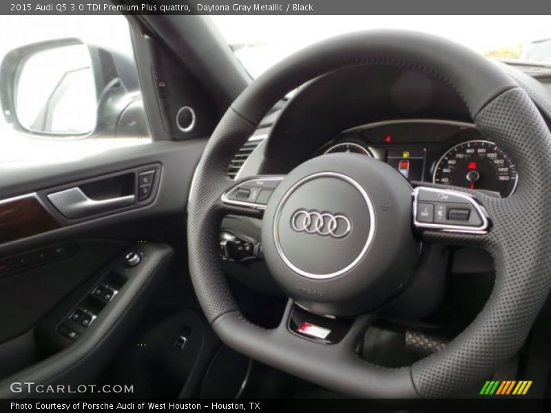 Daytona Gray Metallic / Black 2015 Audi Q5 3.0 TDI Premium Plus quattro