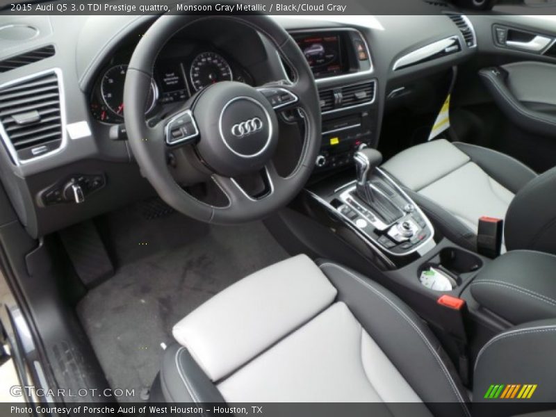  2015 Q5 3.0 TDI Prestige quattro Black/Cloud Gray Interior