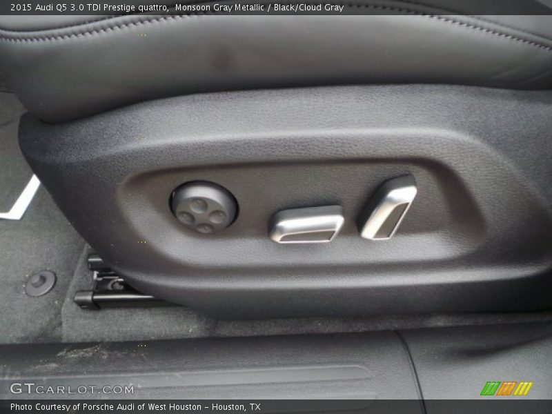 Monsoon Gray Metallic / Black/Cloud Gray 2015 Audi Q5 3.0 TDI Prestige quattro