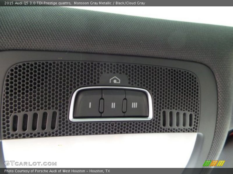Monsoon Gray Metallic / Black/Cloud Gray 2015 Audi Q5 3.0 TDI Prestige quattro