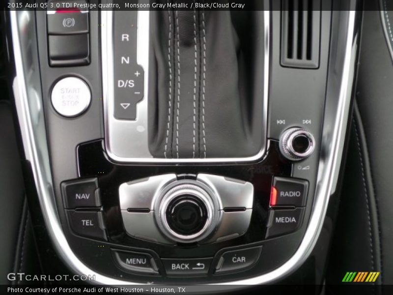Monsoon Gray Metallic / Black/Cloud Gray 2015 Audi Q5 3.0 TDI Prestige quattro