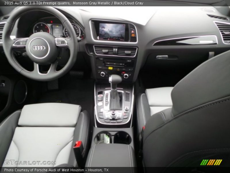 Monsoon Gray Metallic / Black/Cloud Gray 2015 Audi Q5 3.0 TDI Prestige quattro
