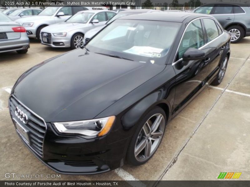 Mythos Black Metallic / Titanium Gray 2015 Audi A3 1.8 Premium Plus