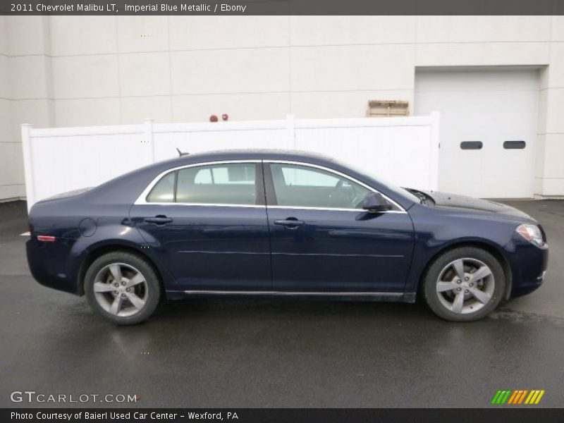 Imperial Blue Metallic / Ebony 2011 Chevrolet Malibu LT