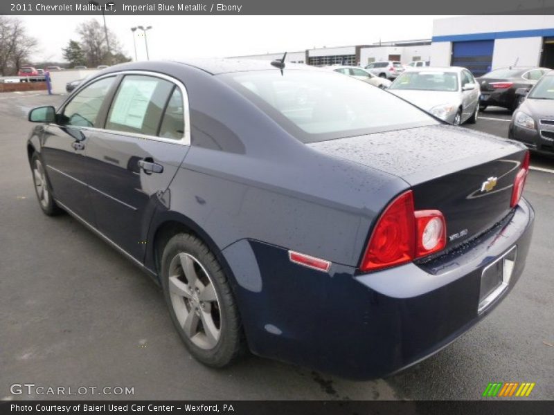 Imperial Blue Metallic / Ebony 2011 Chevrolet Malibu LT
