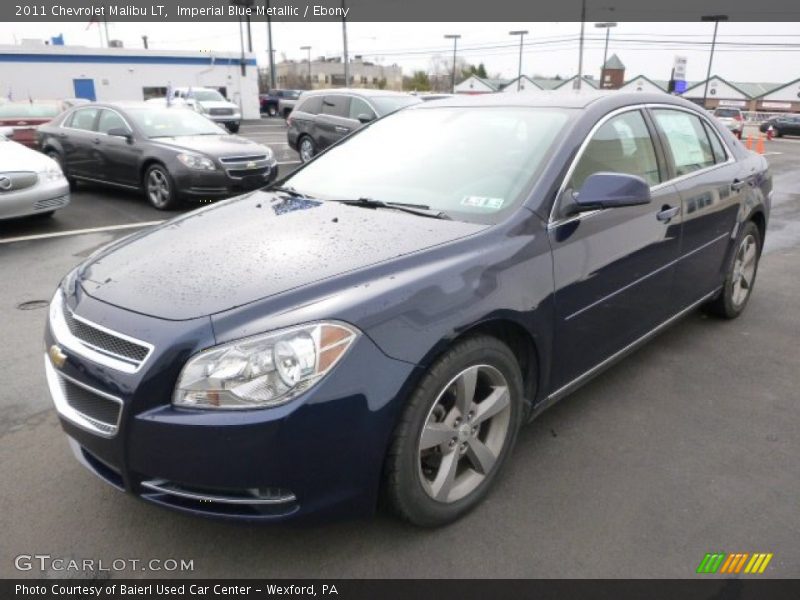 Imperial Blue Metallic / Ebony 2011 Chevrolet Malibu LT