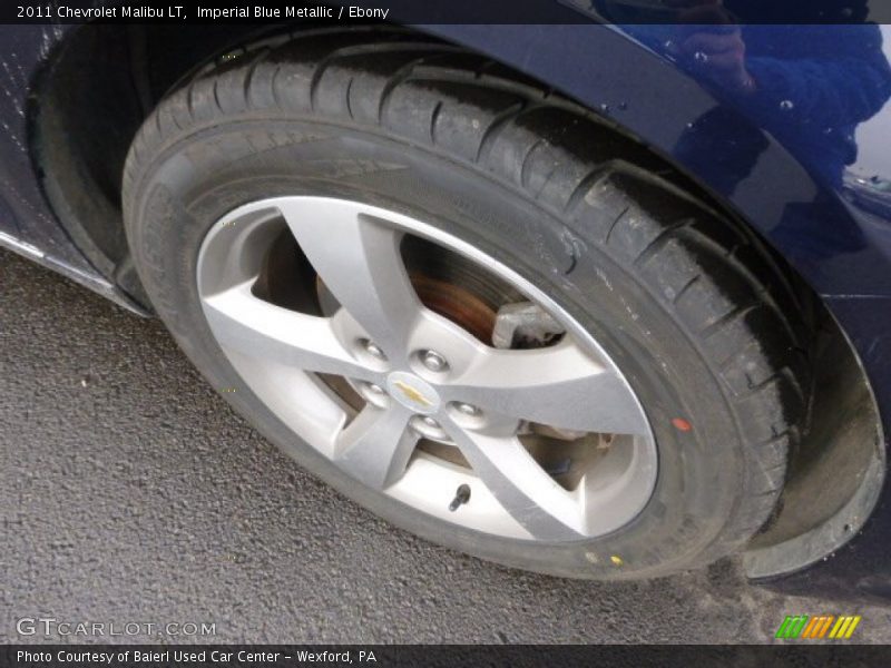 Imperial Blue Metallic / Ebony 2011 Chevrolet Malibu LT