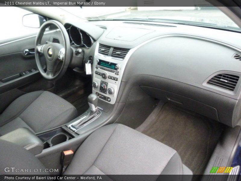 Imperial Blue Metallic / Ebony 2011 Chevrolet Malibu LT