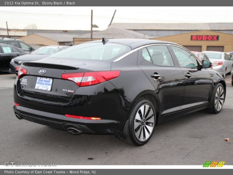 Ebony Black / Black 2012 Kia Optima SX