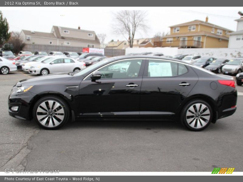 Ebony Black / Black 2012 Kia Optima SX