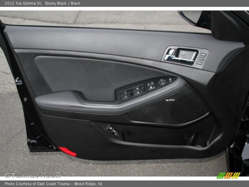 Ebony Black / Black 2012 Kia Optima SX