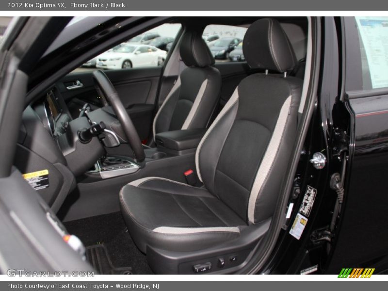 Ebony Black / Black 2012 Kia Optima SX