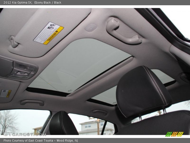 Ebony Black / Black 2012 Kia Optima SX