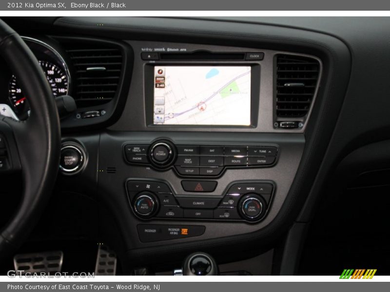 Ebony Black / Black 2012 Kia Optima SX