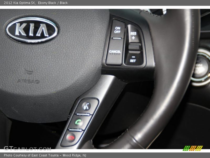 Ebony Black / Black 2012 Kia Optima SX