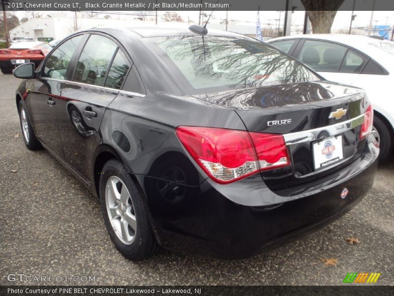 Black Granite Metallic / Jet Black/Medium Titanium 2015 Chevrolet Cruze LT