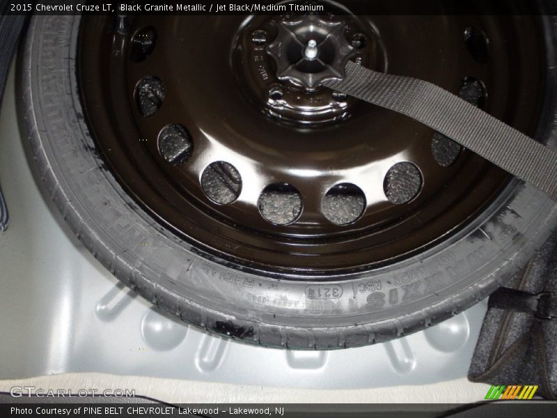 Black Granite Metallic / Jet Black/Medium Titanium 2015 Chevrolet Cruze LT