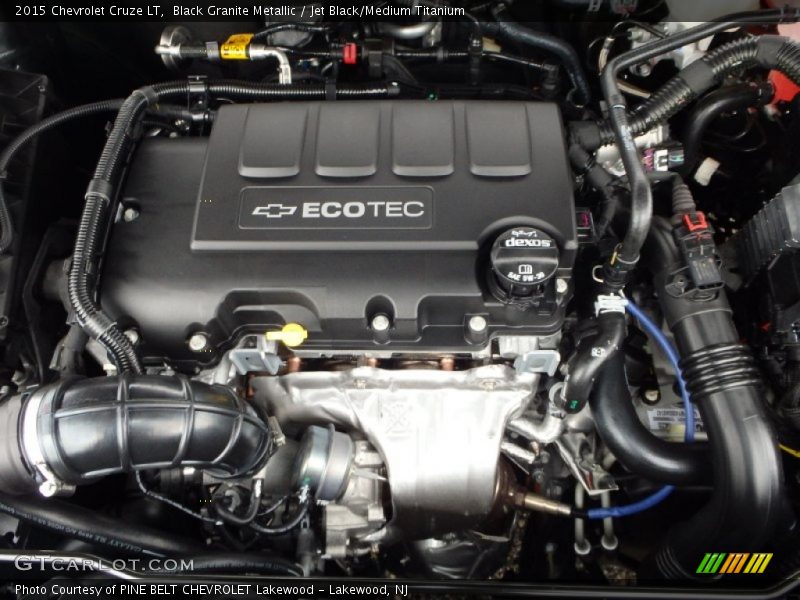 Black Granite Metallic / Jet Black/Medium Titanium 2015 Chevrolet Cruze LT