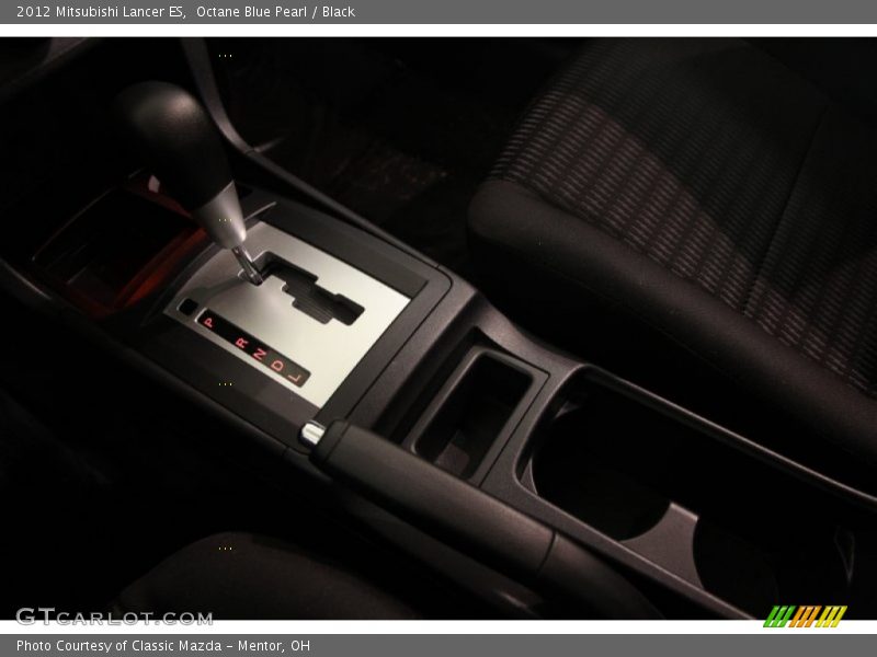 Octane Blue Pearl / Black 2012 Mitsubishi Lancer ES