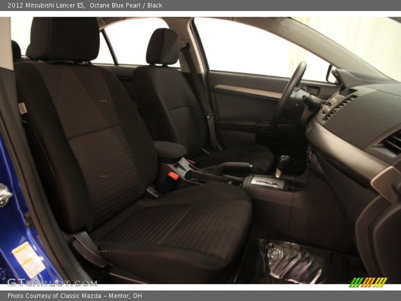 Octane Blue Pearl / Black 2012 Mitsubishi Lancer ES