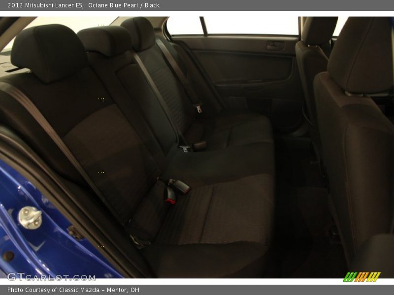 Octane Blue Pearl / Black 2012 Mitsubishi Lancer ES