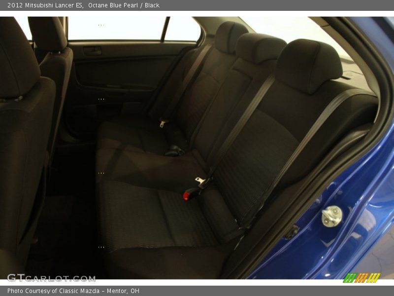 Octane Blue Pearl / Black 2012 Mitsubishi Lancer ES