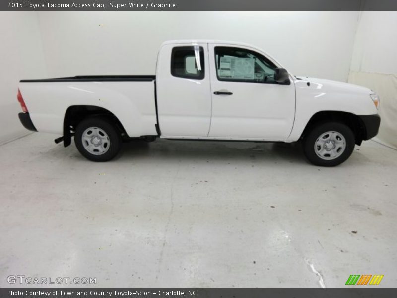 Super White / Graphite 2015 Toyota Tacoma Access Cab