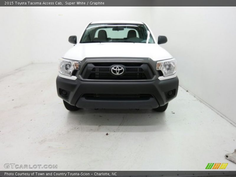 Super White / Graphite 2015 Toyota Tacoma Access Cab