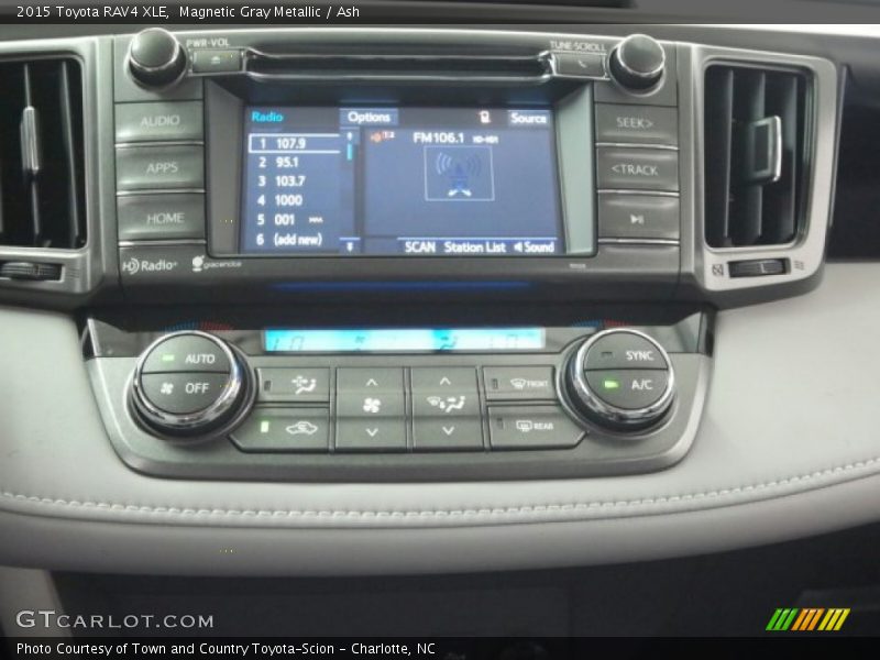 Magnetic Gray Metallic / Ash 2015 Toyota RAV4 XLE