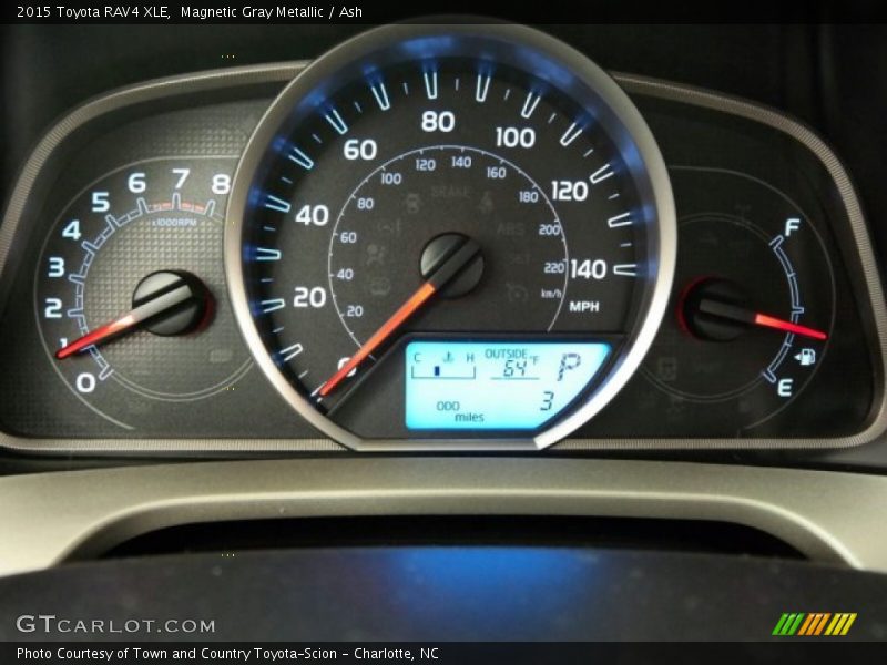Magnetic Gray Metallic / Ash 2015 Toyota RAV4 XLE