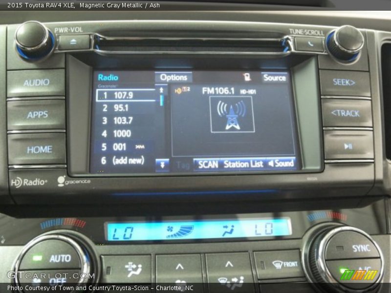 Magnetic Gray Metallic / Ash 2015 Toyota RAV4 XLE