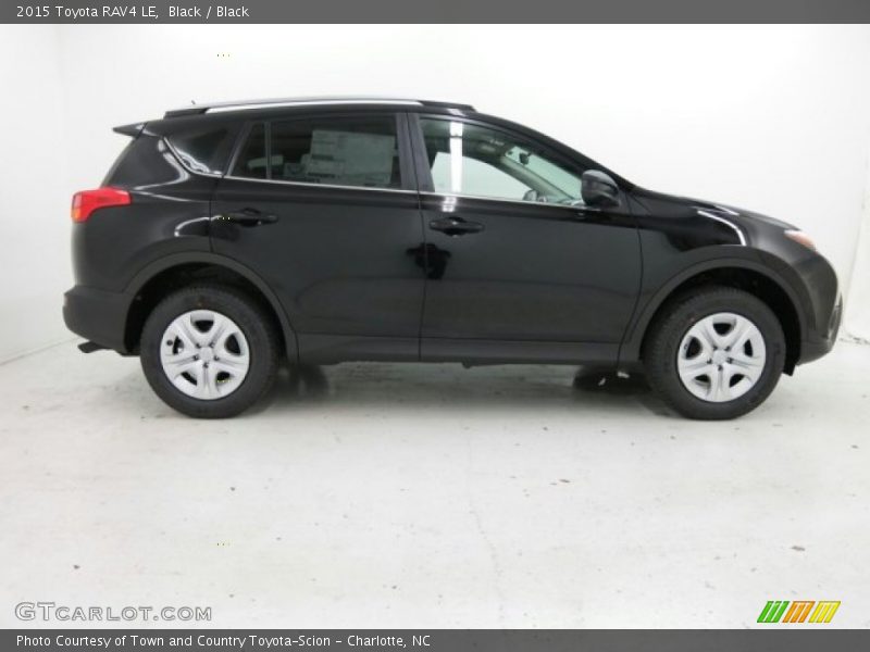 Black / Black 2015 Toyota RAV4 LE
