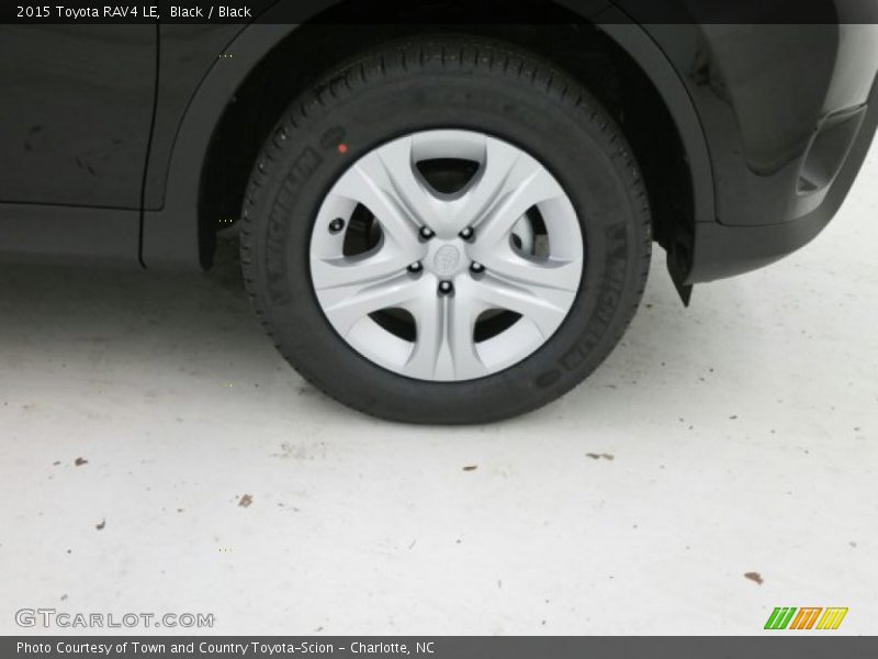 Black / Black 2015 Toyota RAV4 LE