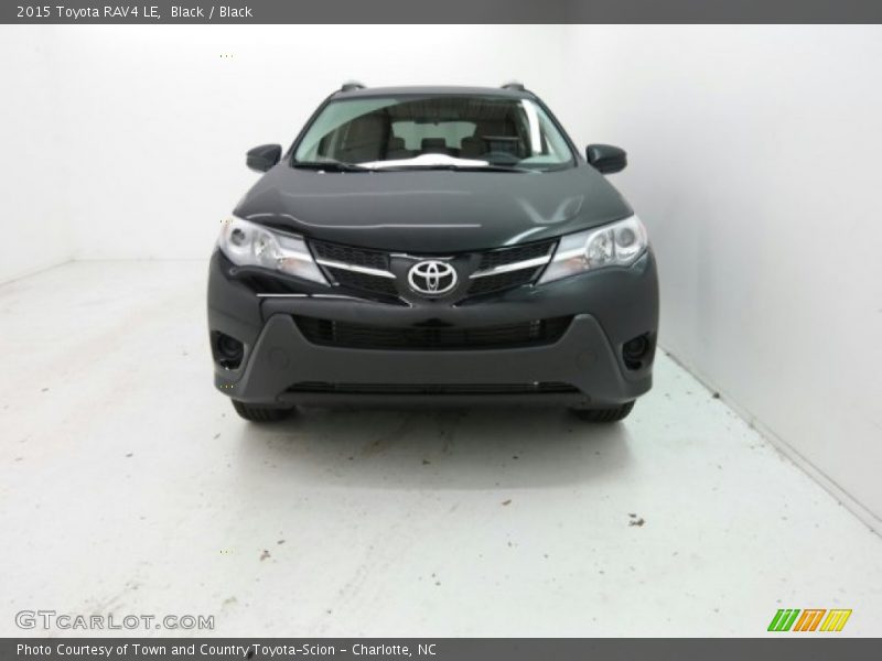 Black / Black 2015 Toyota RAV4 LE