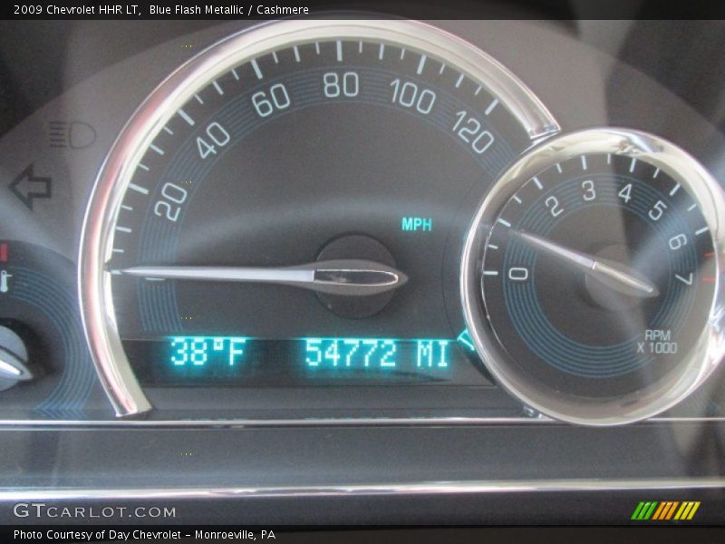 Blue Flash Metallic / Cashmere 2009 Chevrolet HHR LT