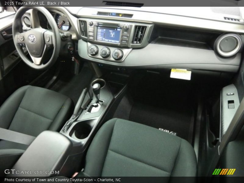 Black / Black 2015 Toyota RAV4 LE