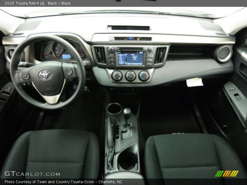 Black / Black 2015 Toyota RAV4 LE