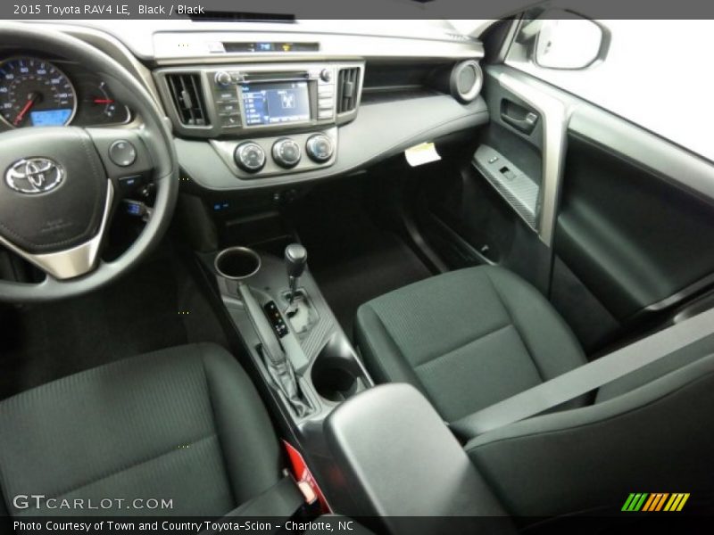 Black / Black 2015 Toyota RAV4 LE