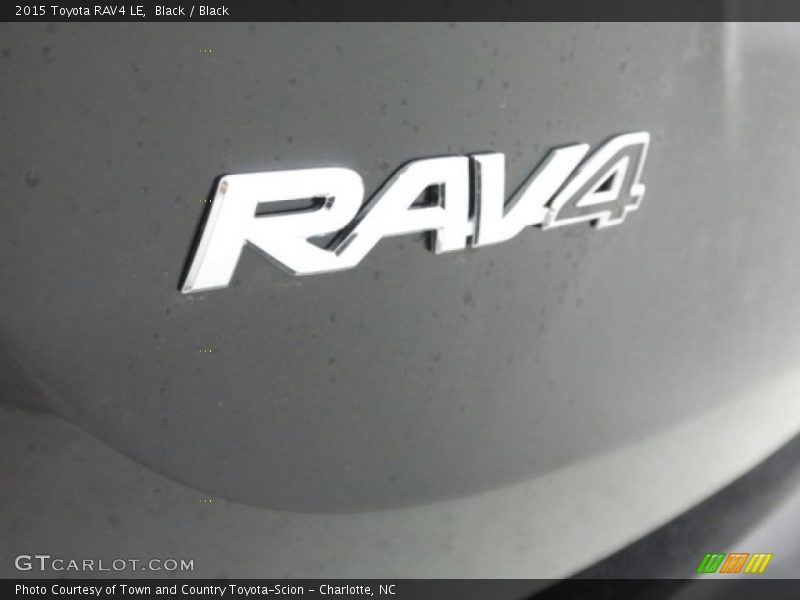 Black / Black 2015 Toyota RAV4 LE